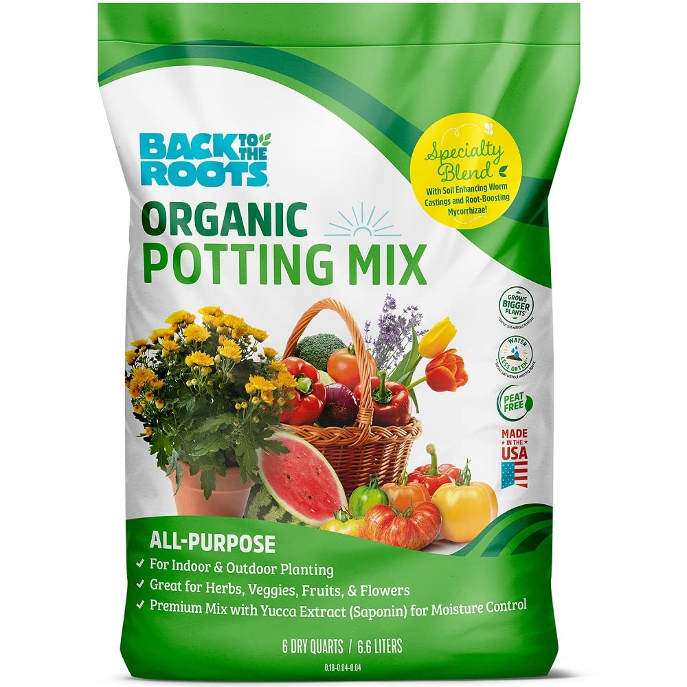 Back to the Roots All-Purpose Potting Mix 6 Quarts