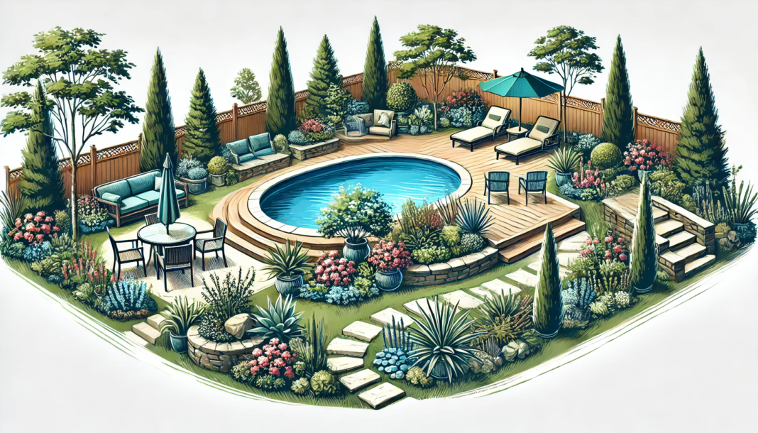 landscaping-around-above-ground-pools